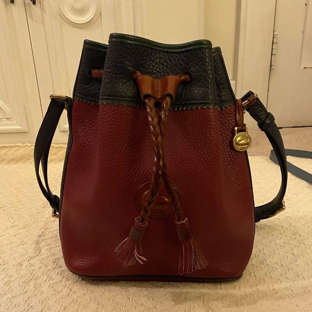 Vintage Dooney & Bourke Drawstring Shoulder Bag
